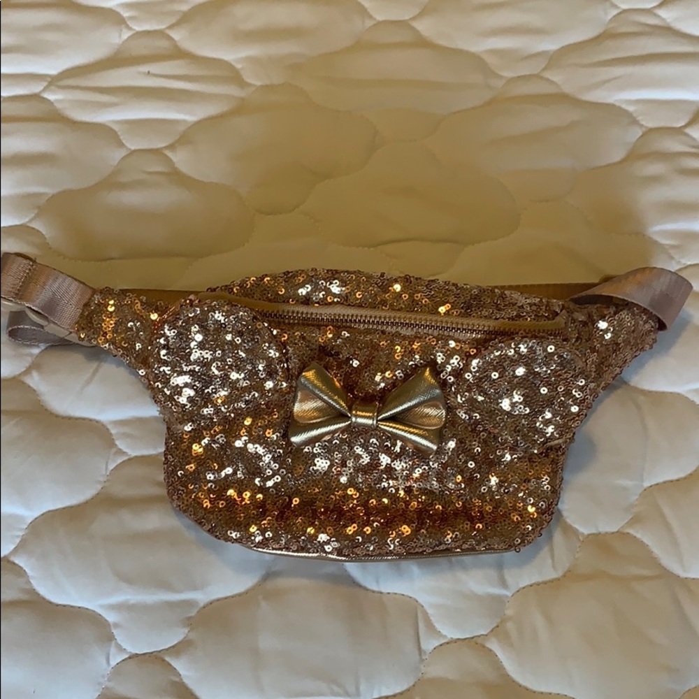 Disney Loungefly rose gold Hip or Fanny pack